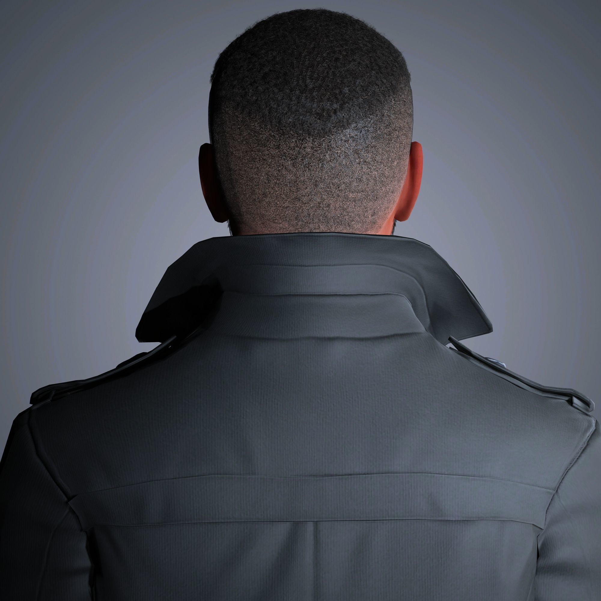 Anthony Mackie Character Low-poly 3D model_4