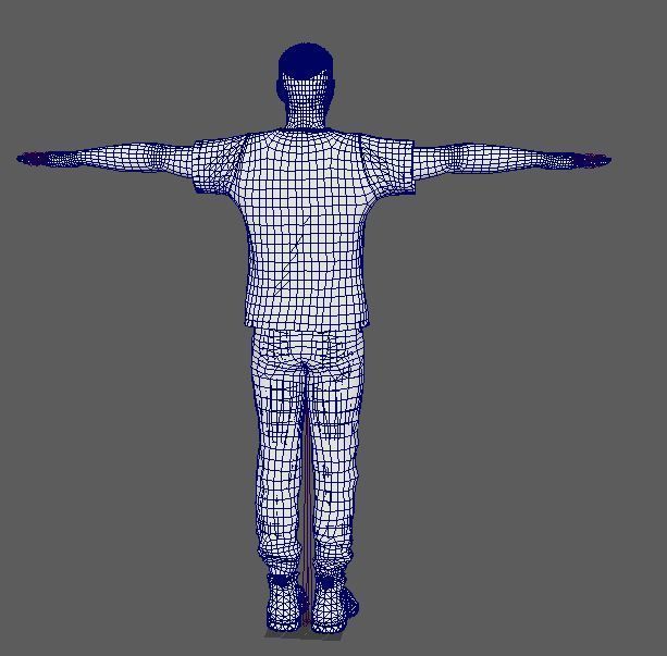 Anthony Mackie Character Low-poly 3D model_22