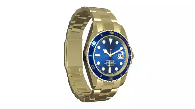 Watch Submariner Date Yellow Gold - Blue Dial