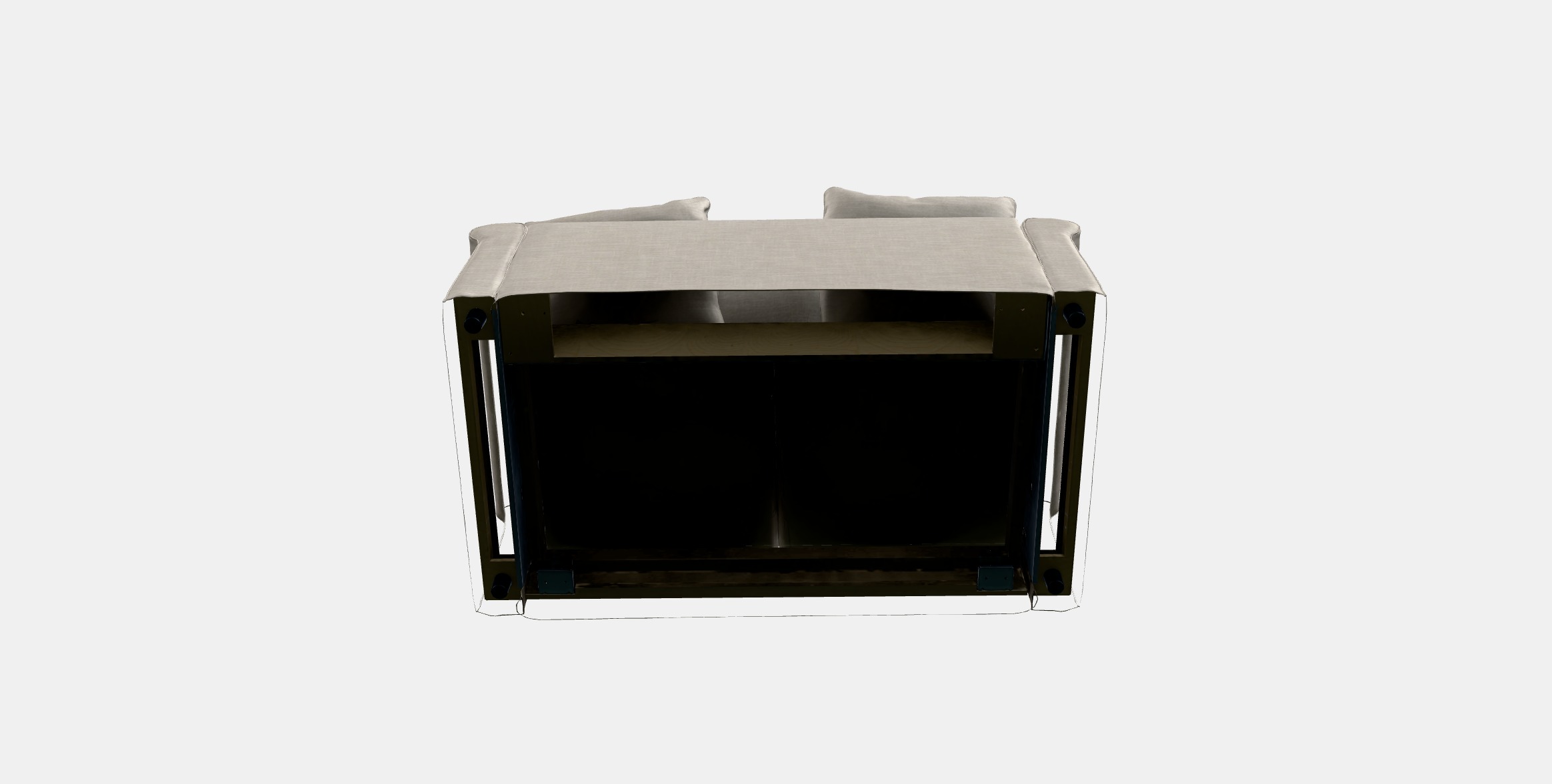 GRONLID Cover for 2-seat sofa 3D model_4