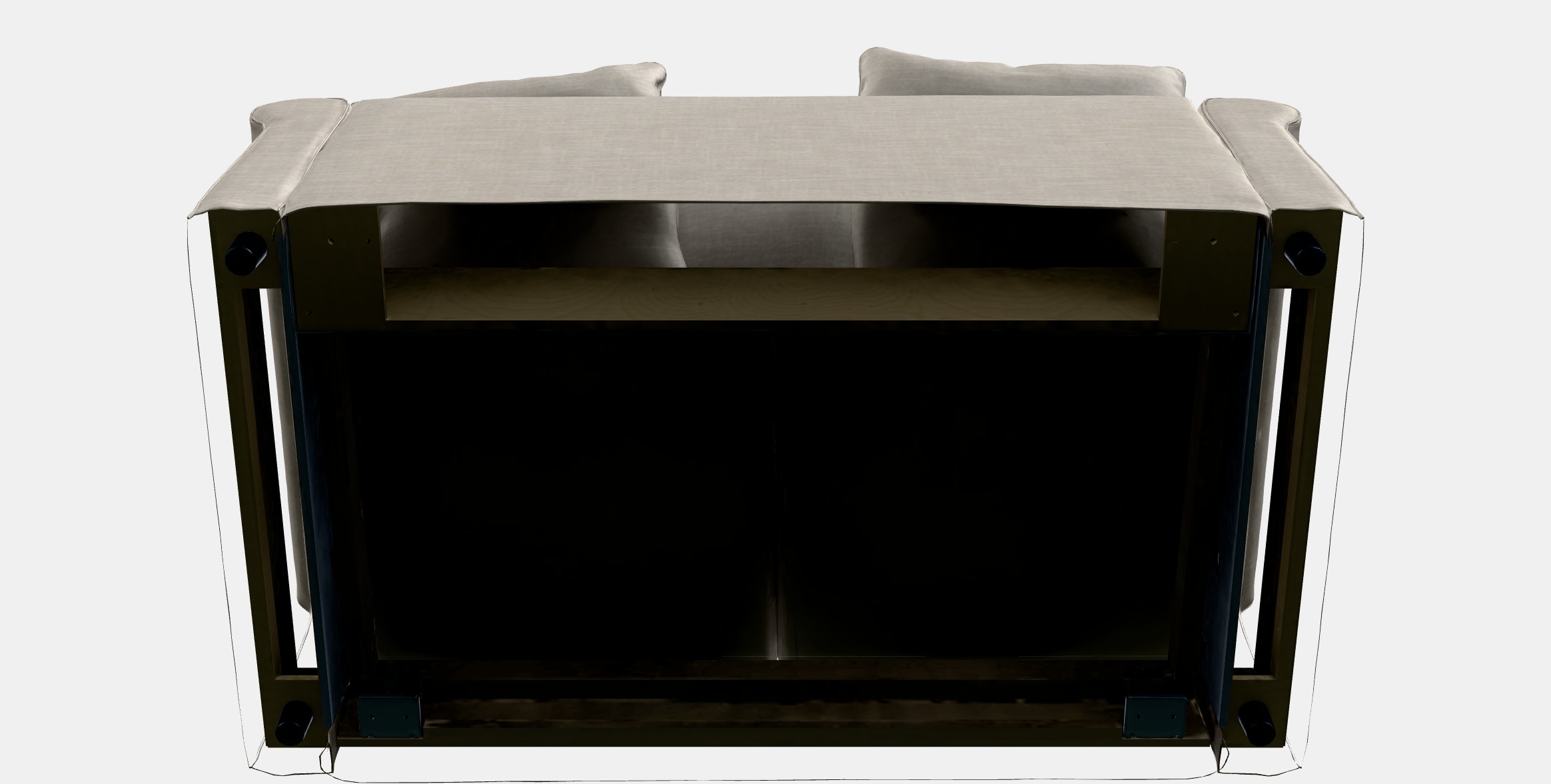 GRONLID Cover for 2-seat sofa 3D model_8