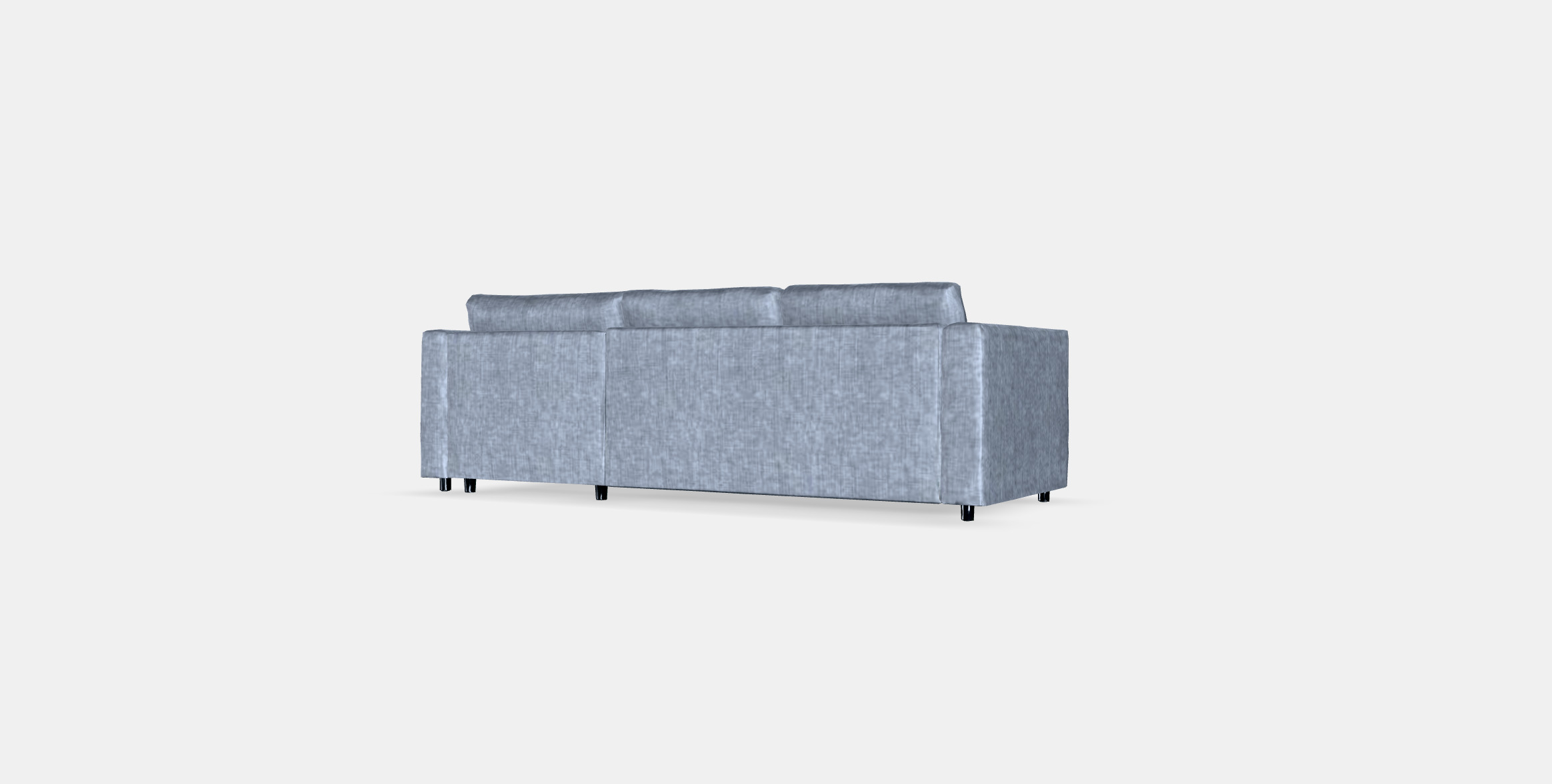 VIMLE 3-seat sofa 17 Low-poly 3D model_5