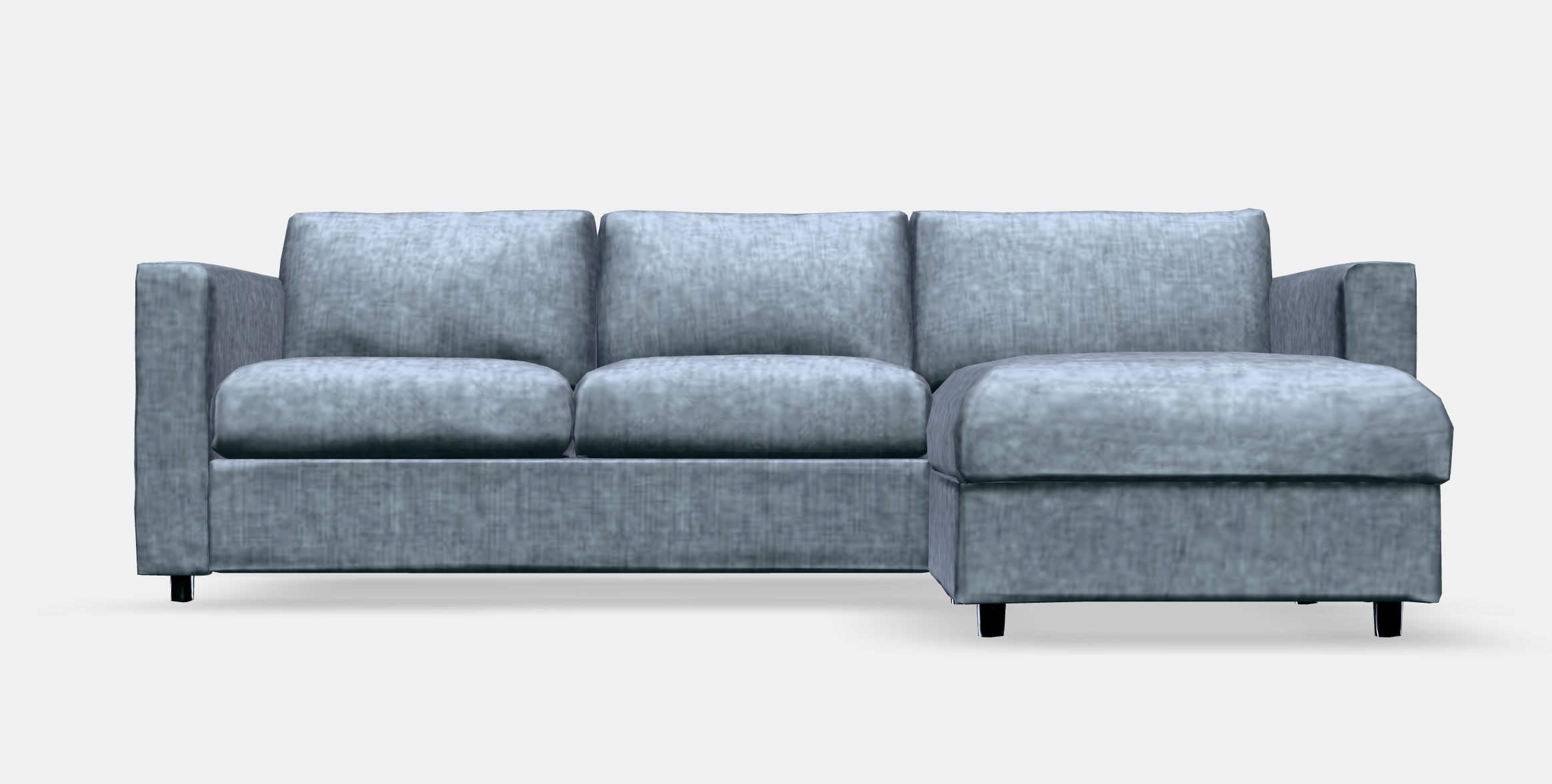 VIMLE 3-seat sofa 17 Low-poly 3D model_11