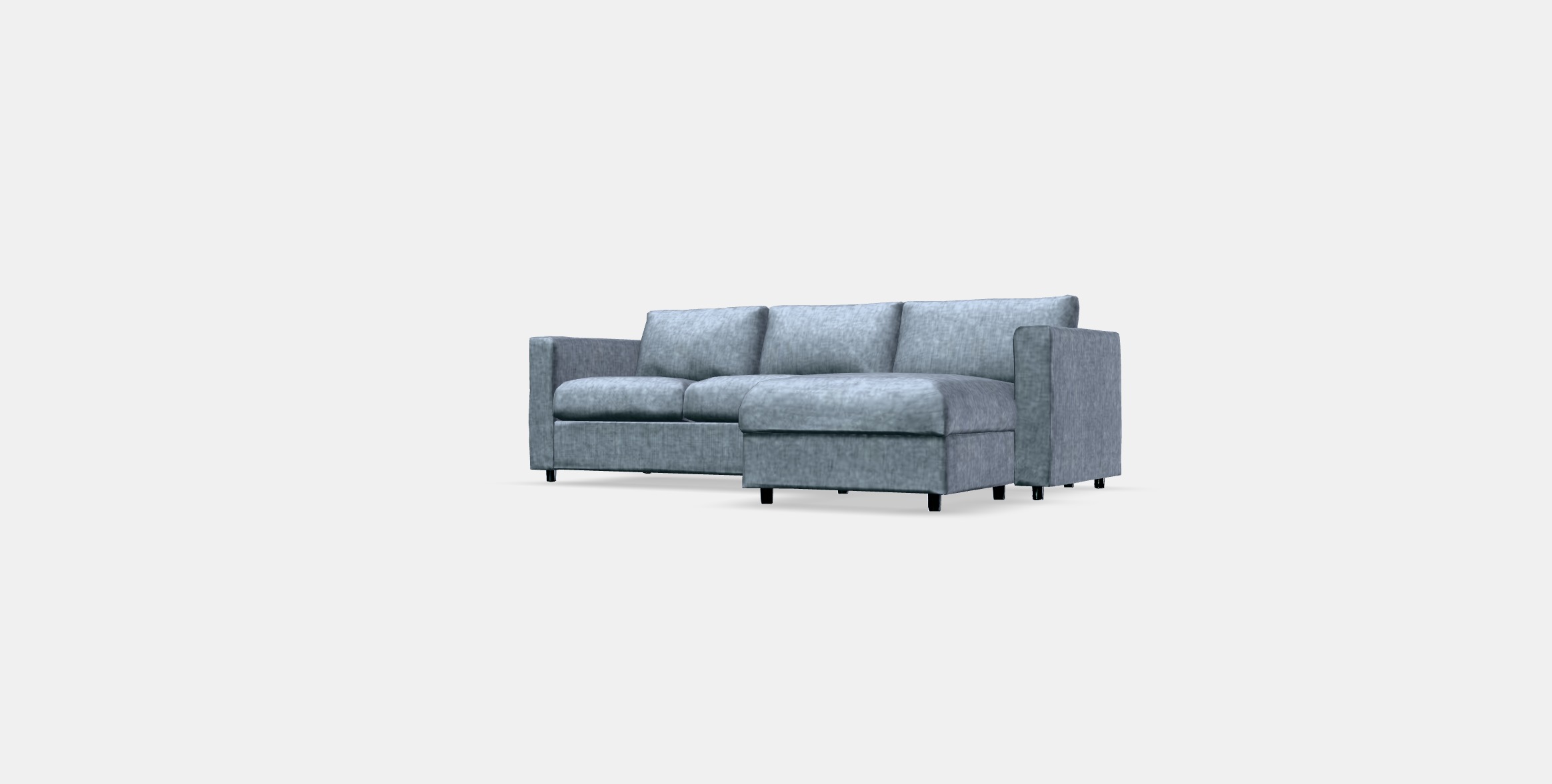 VIMLE 3-seat sofa 17 Low-poly 3D model_12