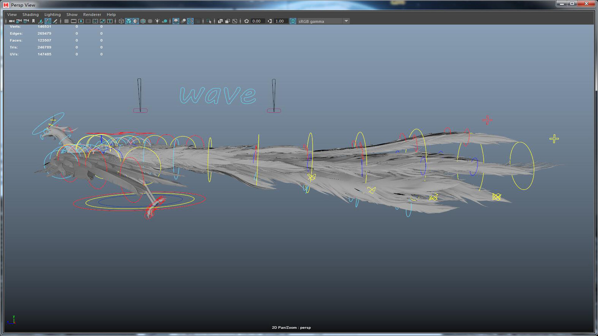 phoenix Undead bird phoenix 3D model_10
