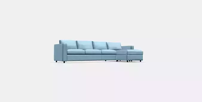 VIMLE 4-seat sofa with chaise longue 4