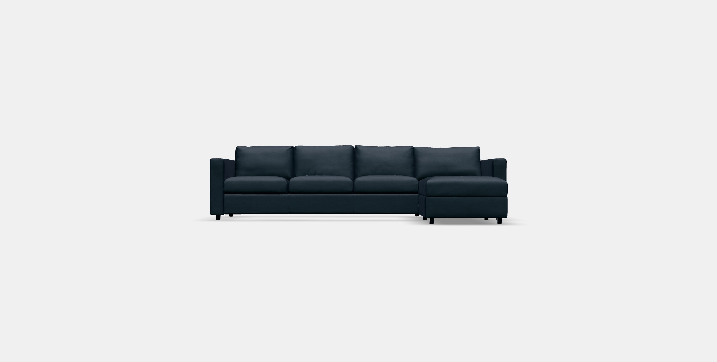 VIMLE 4-seat sofa with chaise longue 5 3D model_9