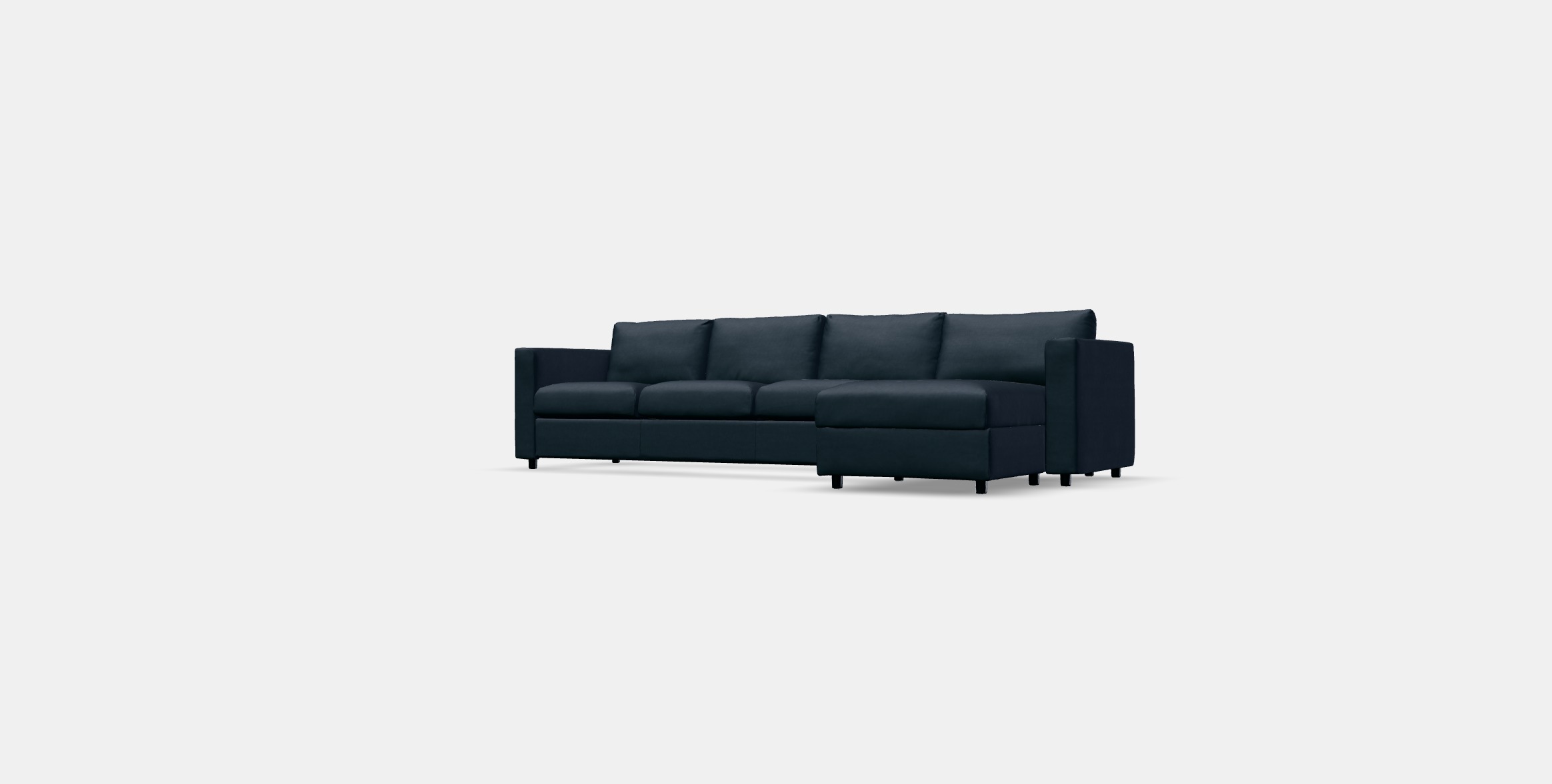 VIMLE 4-seat sofa with chaise longue 5 3D model_12