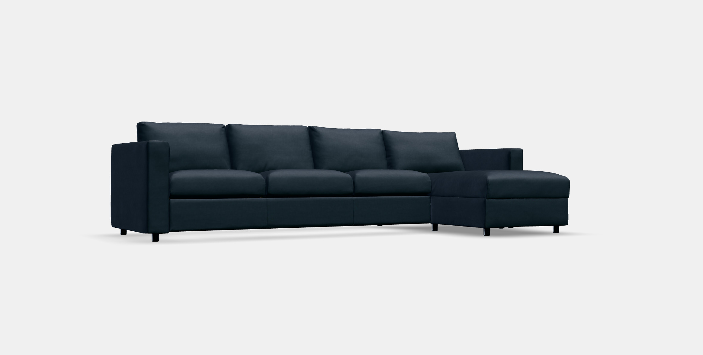 VIMLE 4-seat sofa with chaise longue 5 3D model_8