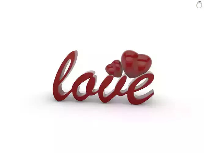 Love Heart Valentines Day Gift 3D print model