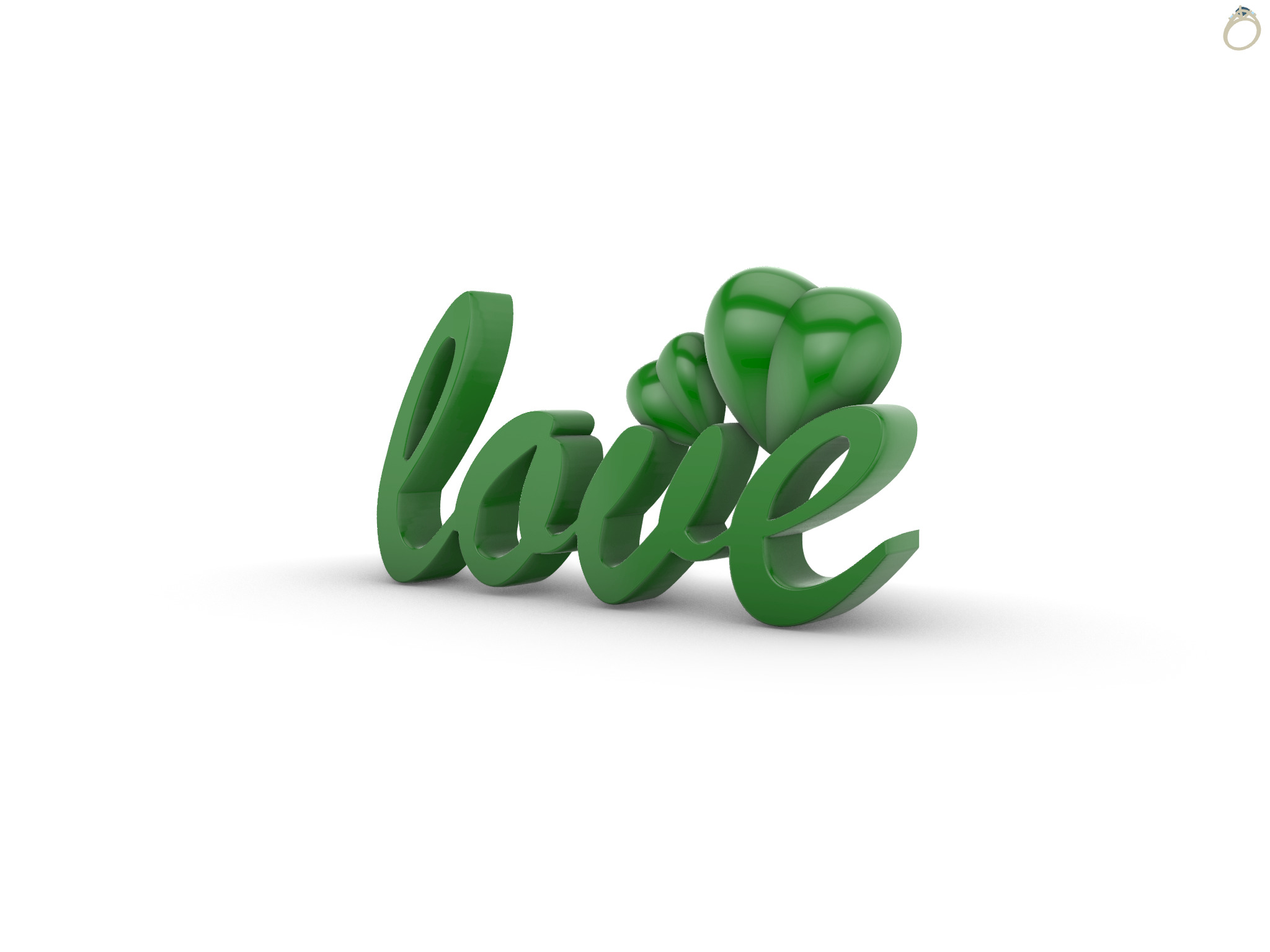 Love Heart Valentines Day Gift 3D print model_5