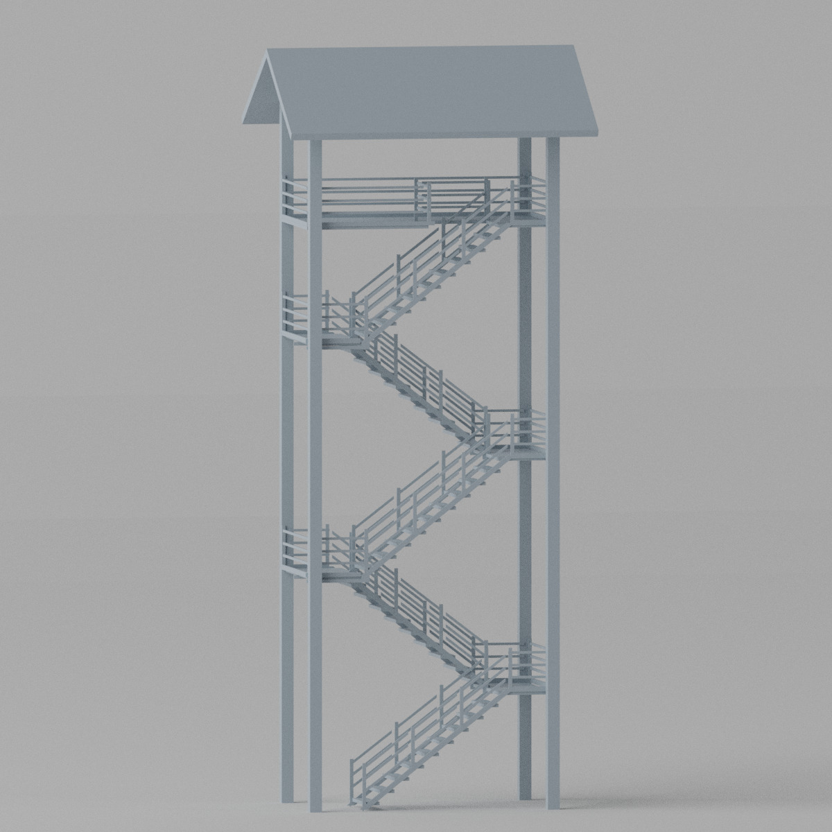 Observation Tower 3D model_5