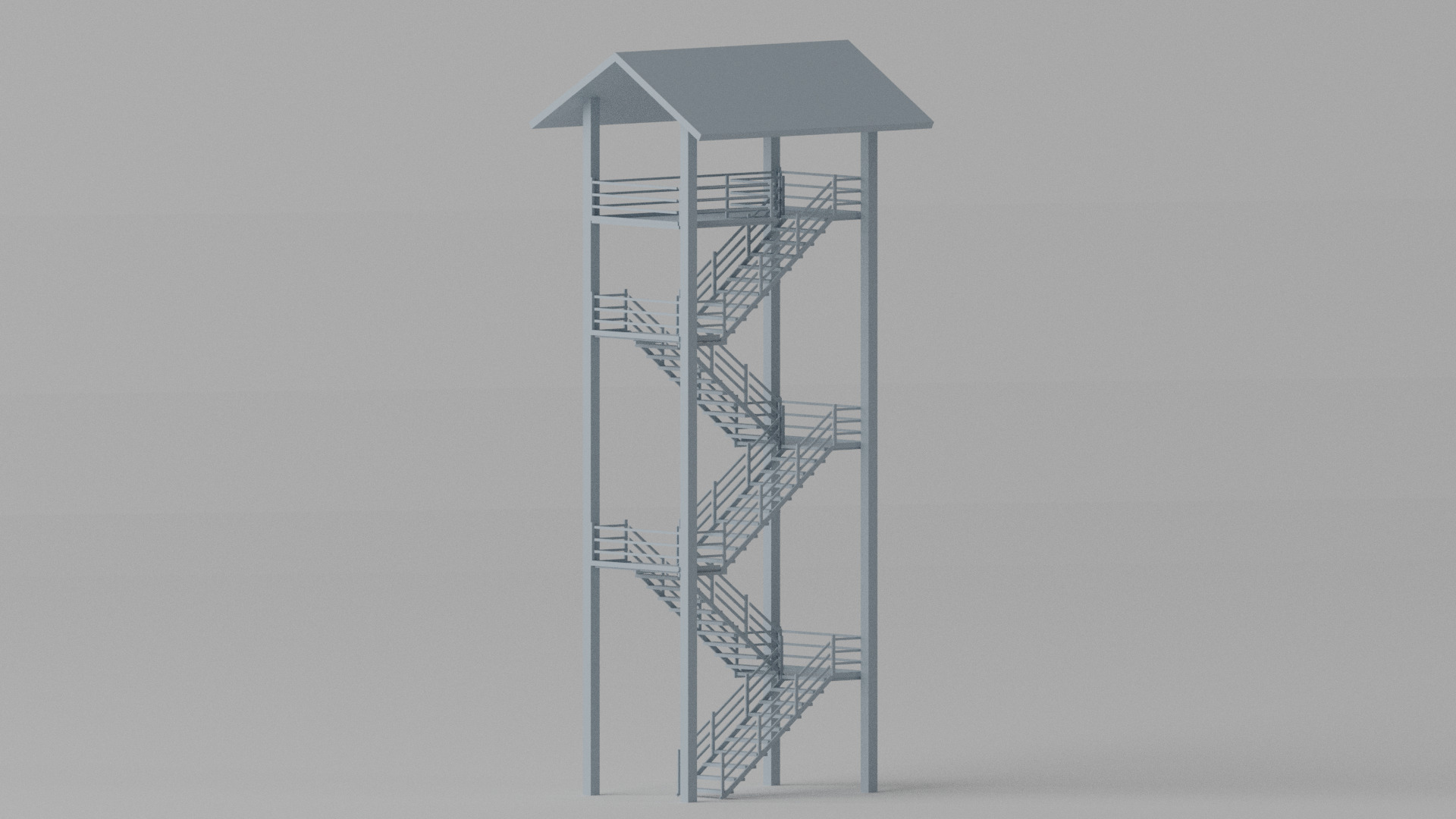Observation Tower 3D model_1