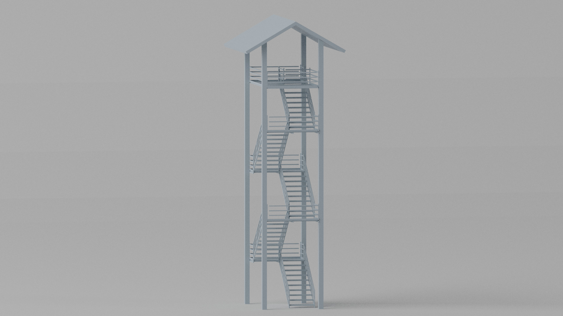 Observation Tower 3D model_3