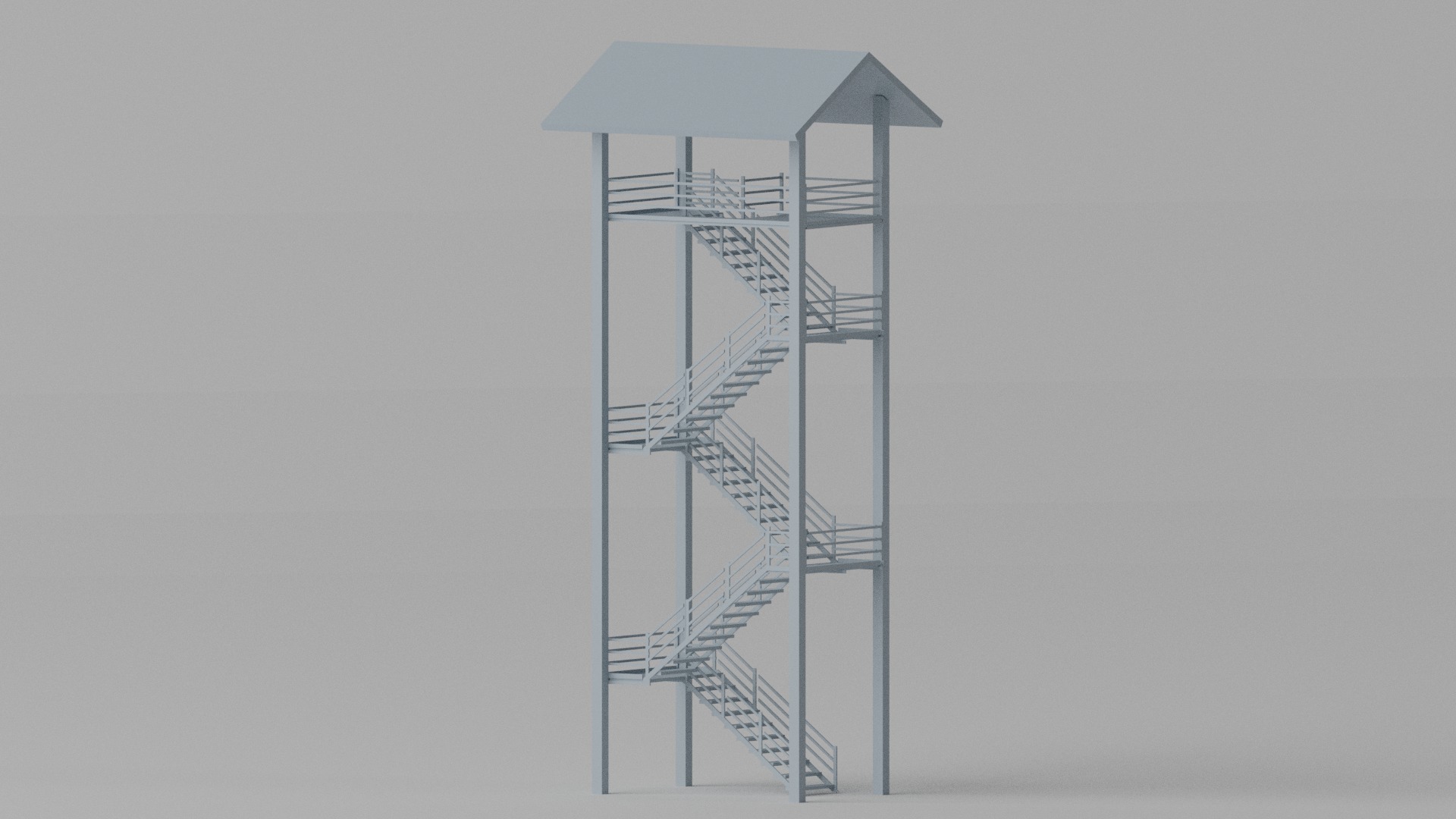 Observation Tower 3D model_4
