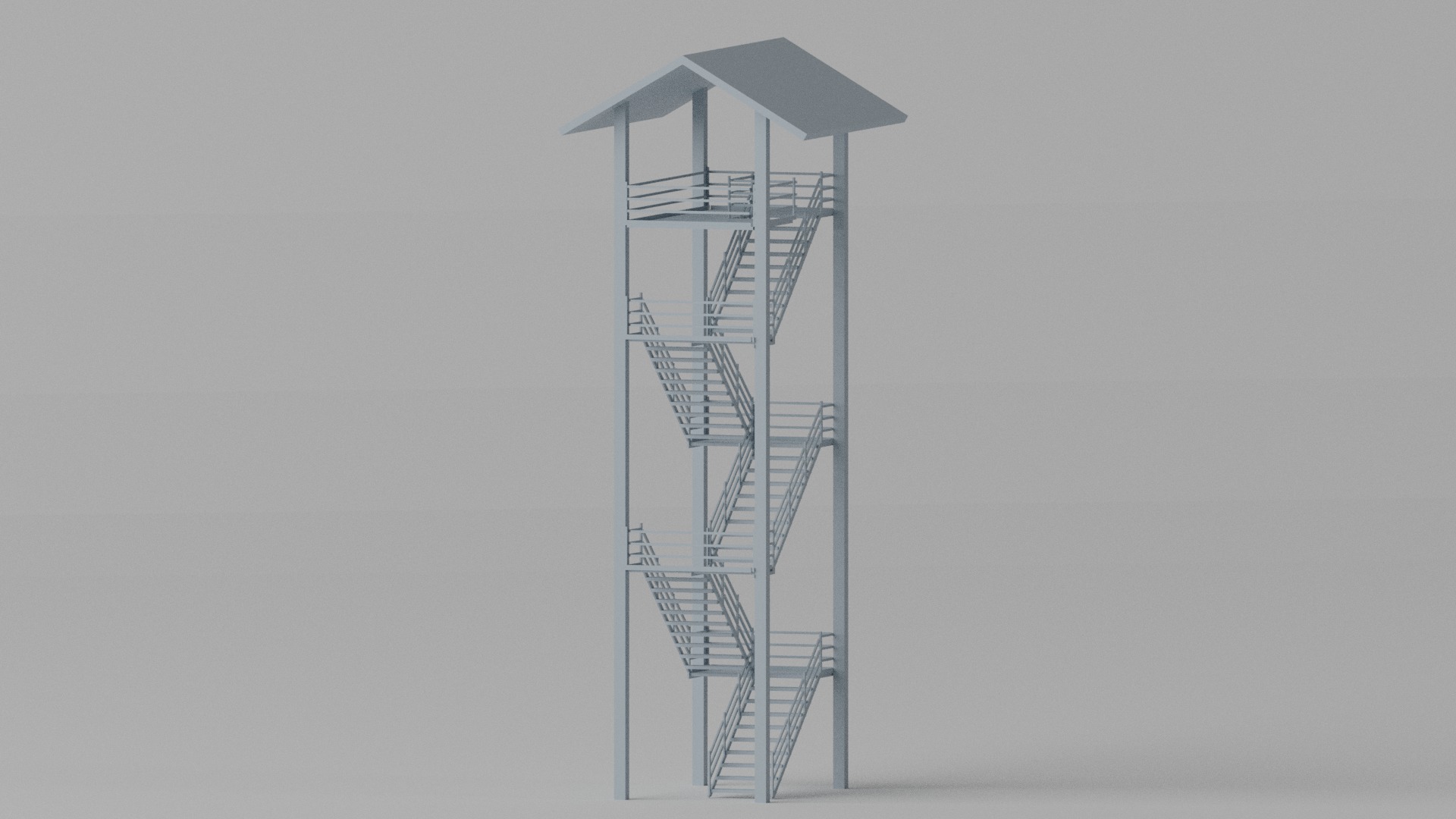Observation Tower 3D model_2