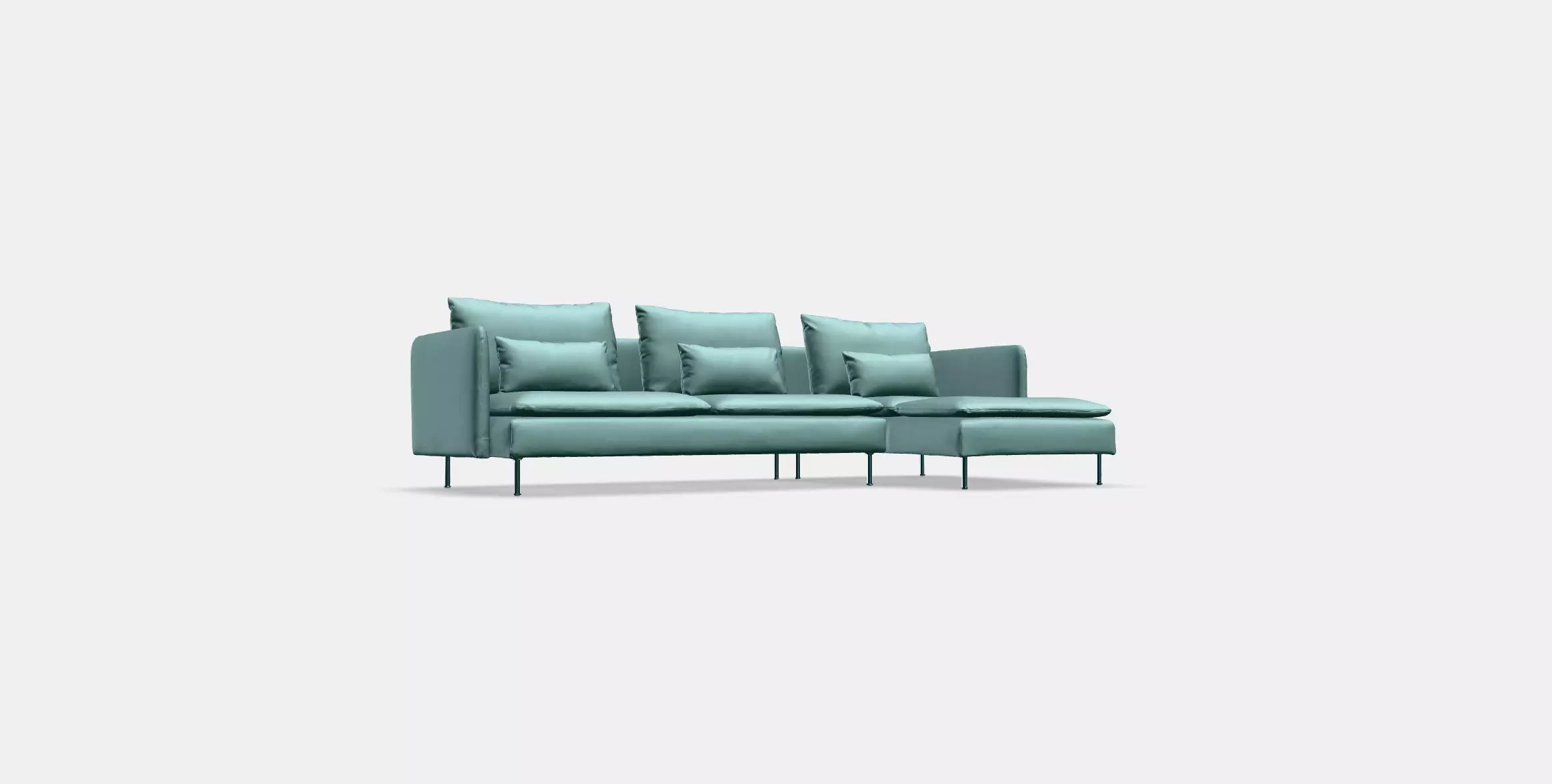 SODERHAMN 4-seat sofa with chaise longue 2 3D model_0