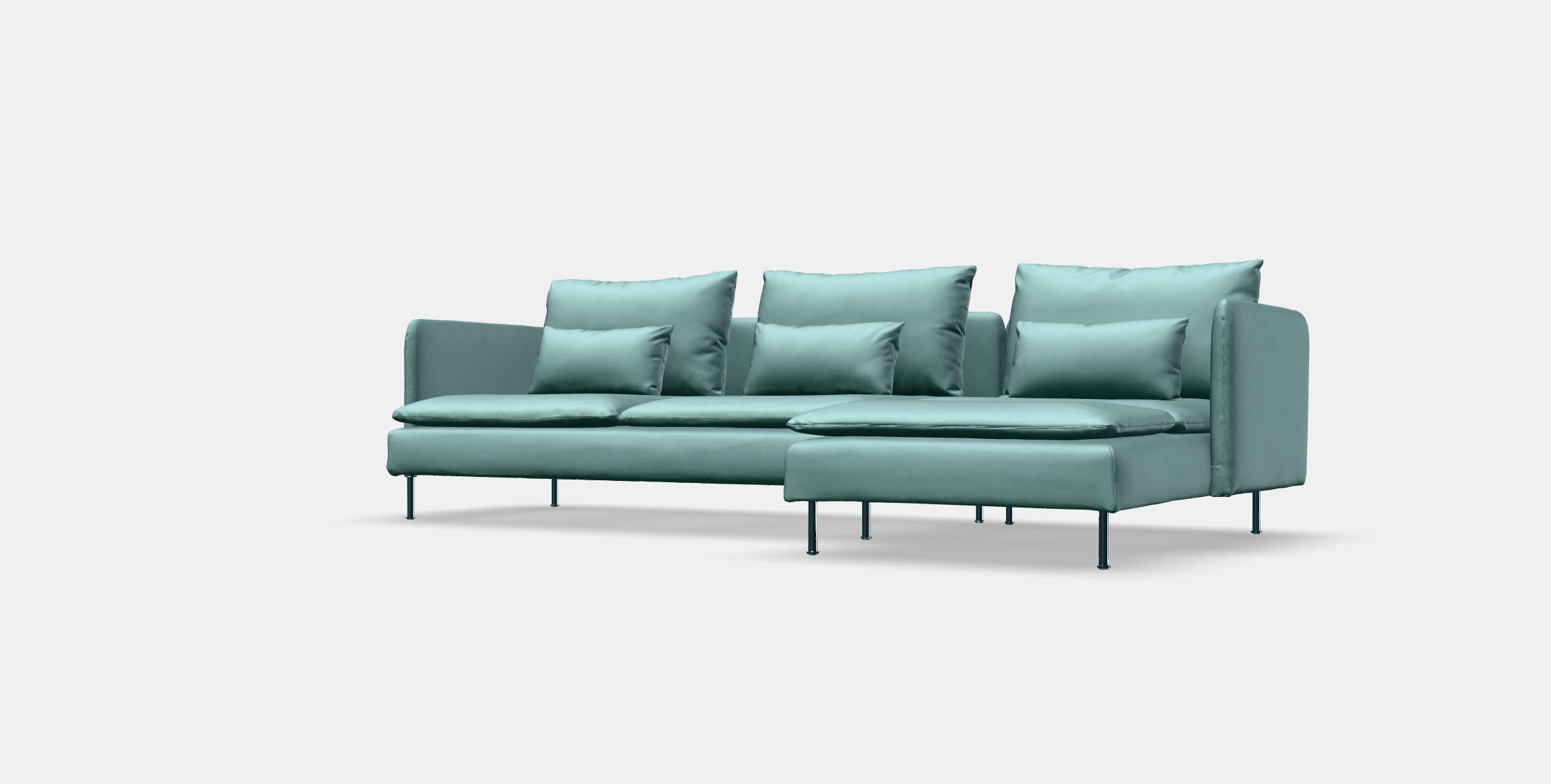 SODERHAMN 4-seat sofa with chaise longue 2 3D model_13