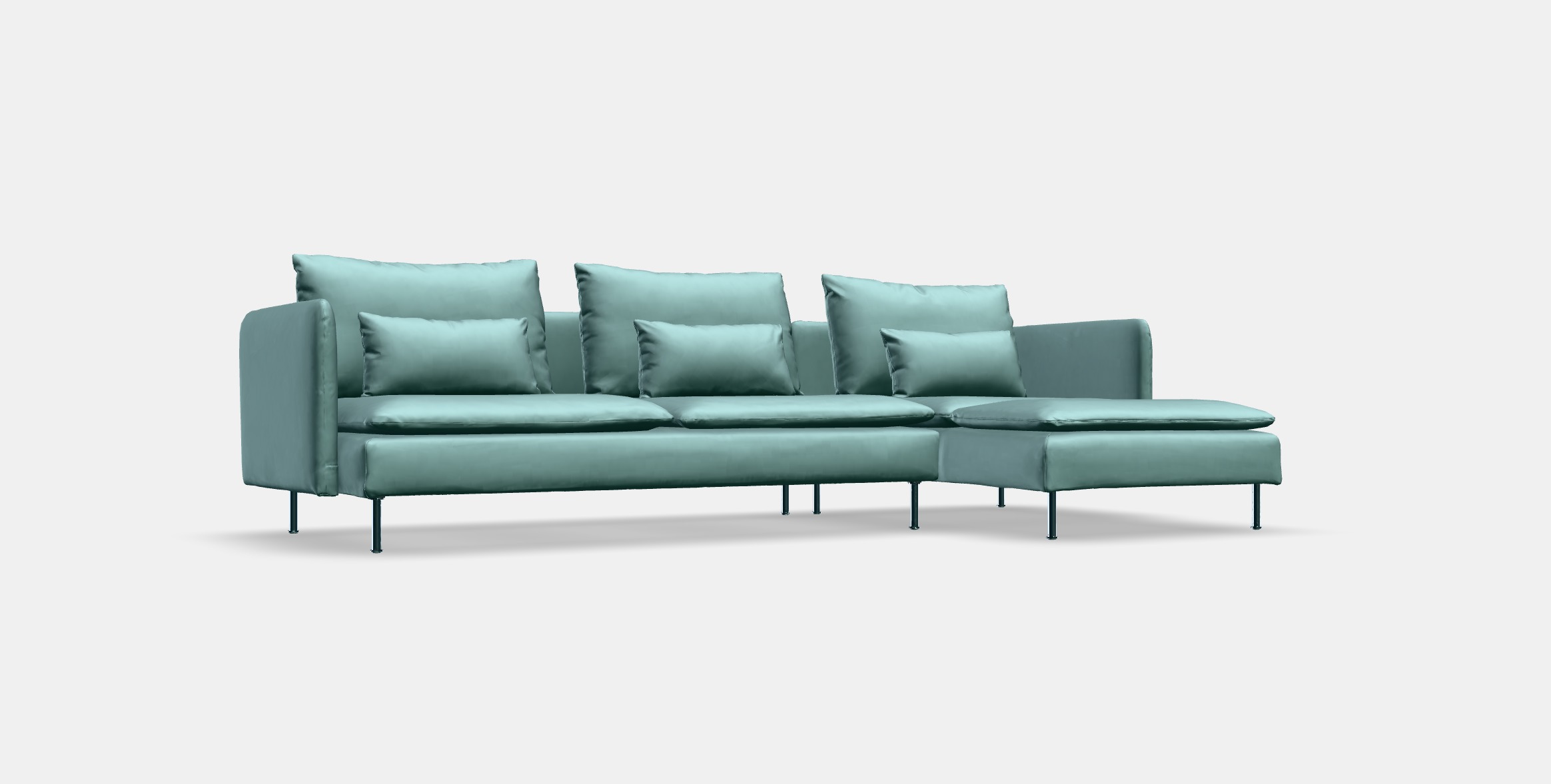 SODERHAMN 4-seat sofa with chaise longue 2 3D model_9