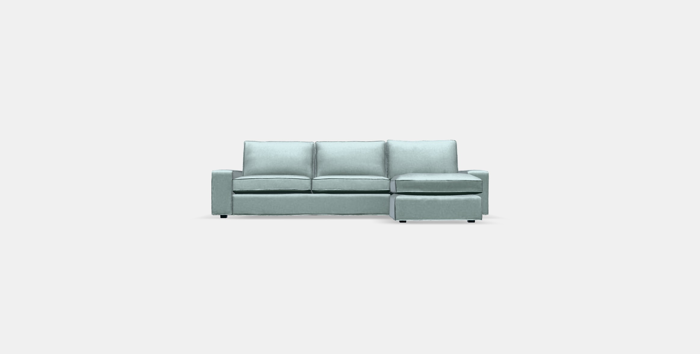 KIVIK 3-seat sofa with chaise longue 3D model_9