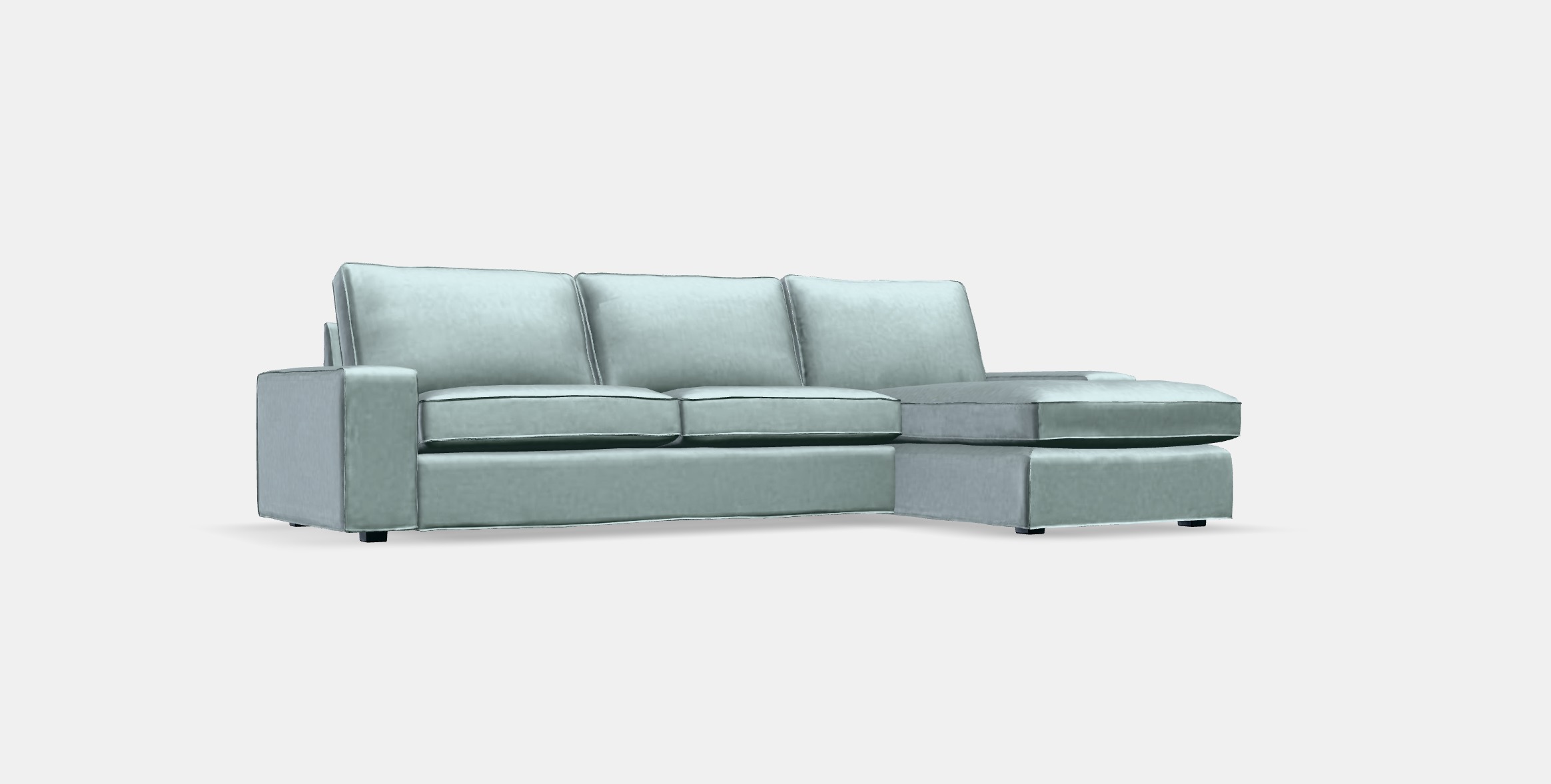 KIVIK 3-seat sofa with chaise longue 3D model_10