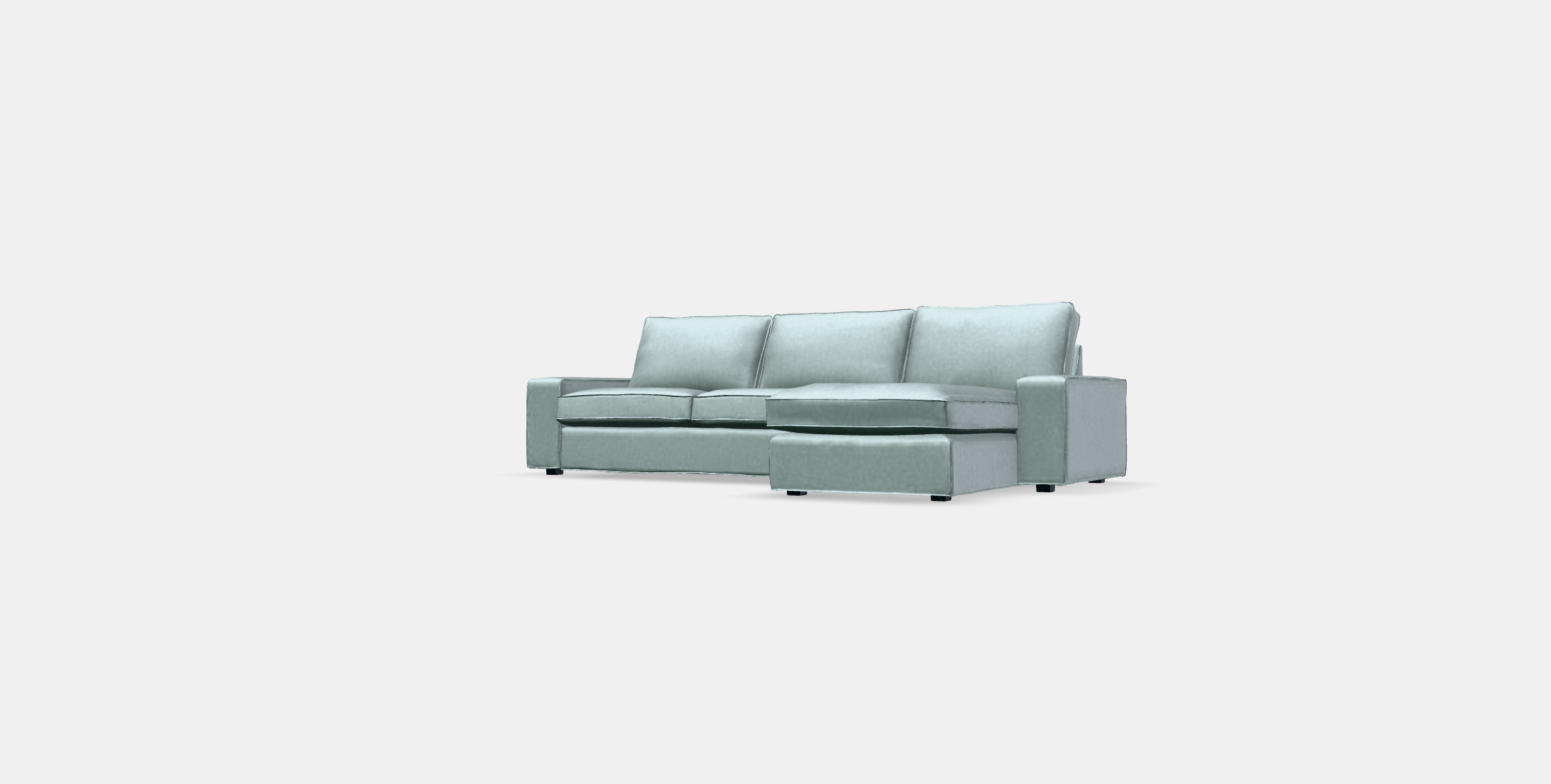KIVIK 3-seat sofa with chaise longue 3D model_12