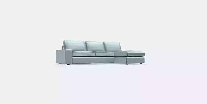 KIVIK 3-seat sofa with chaise longue