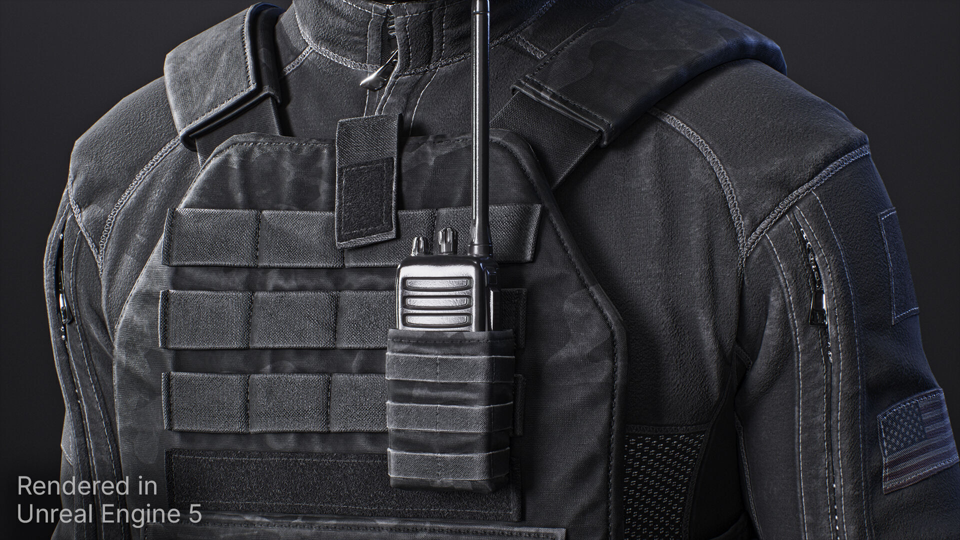 Soldier Character - Tactical Spec-Ops 02 Low-poly 3D model_9