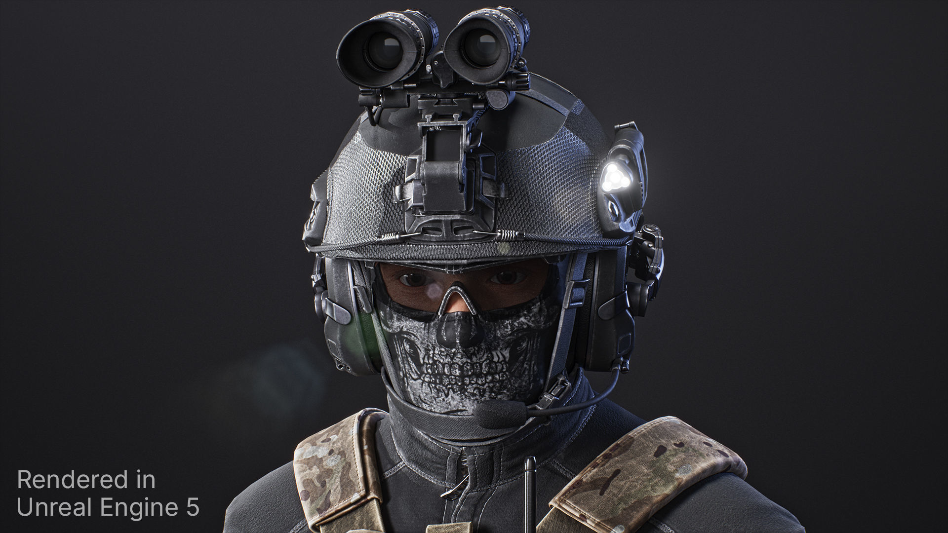 Soldier Character - Tactical Spec-Ops 02 Low-poly 3D model_11