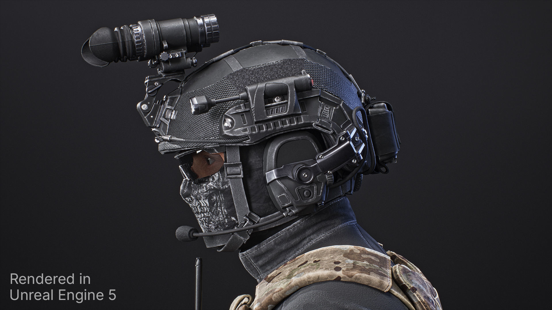 Soldier Character - Tactical Spec-Ops 02 Low-poly 3D model_10