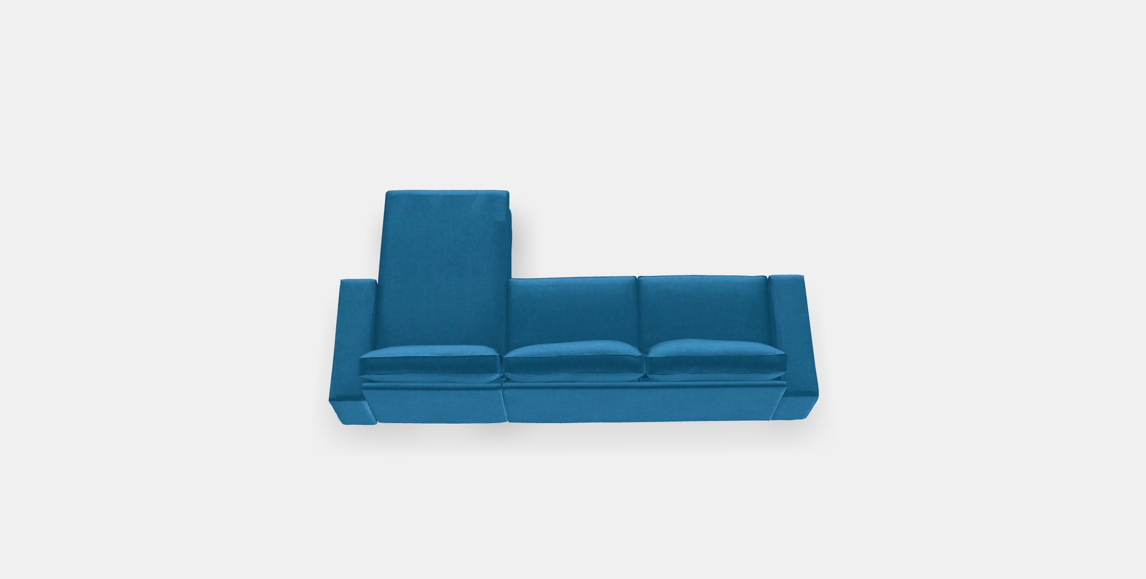 KIVIK 4-seat sofa with chaise longue 3D model_2