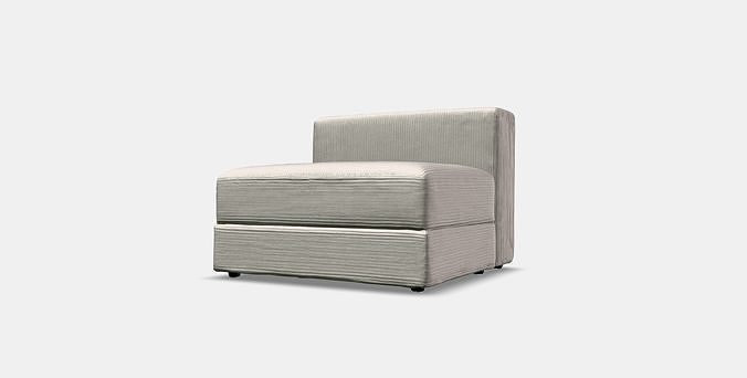 JATTEBO Cover 15-seat module with storage 1 3D model 7