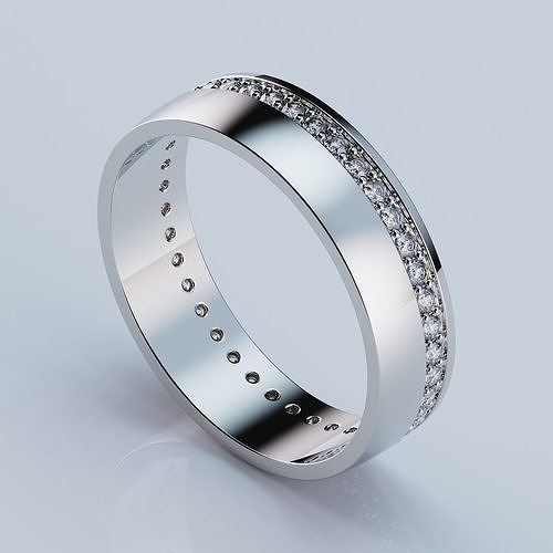 Wedding ring 17 Free 3D print model