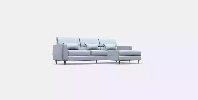 SLATORP 3-seat sofa 3D model