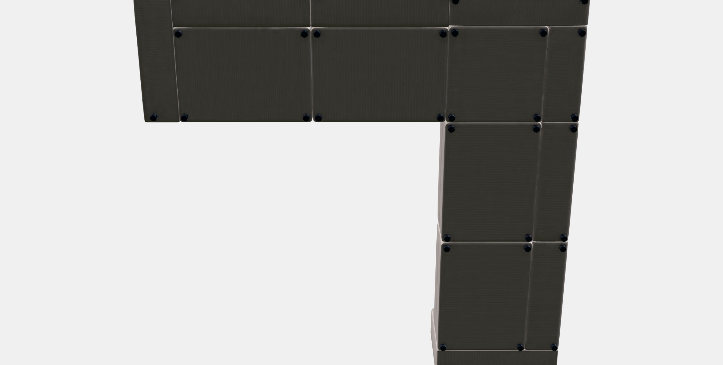 JATTEBO Modular corner sofa 6 seat 3D model_7