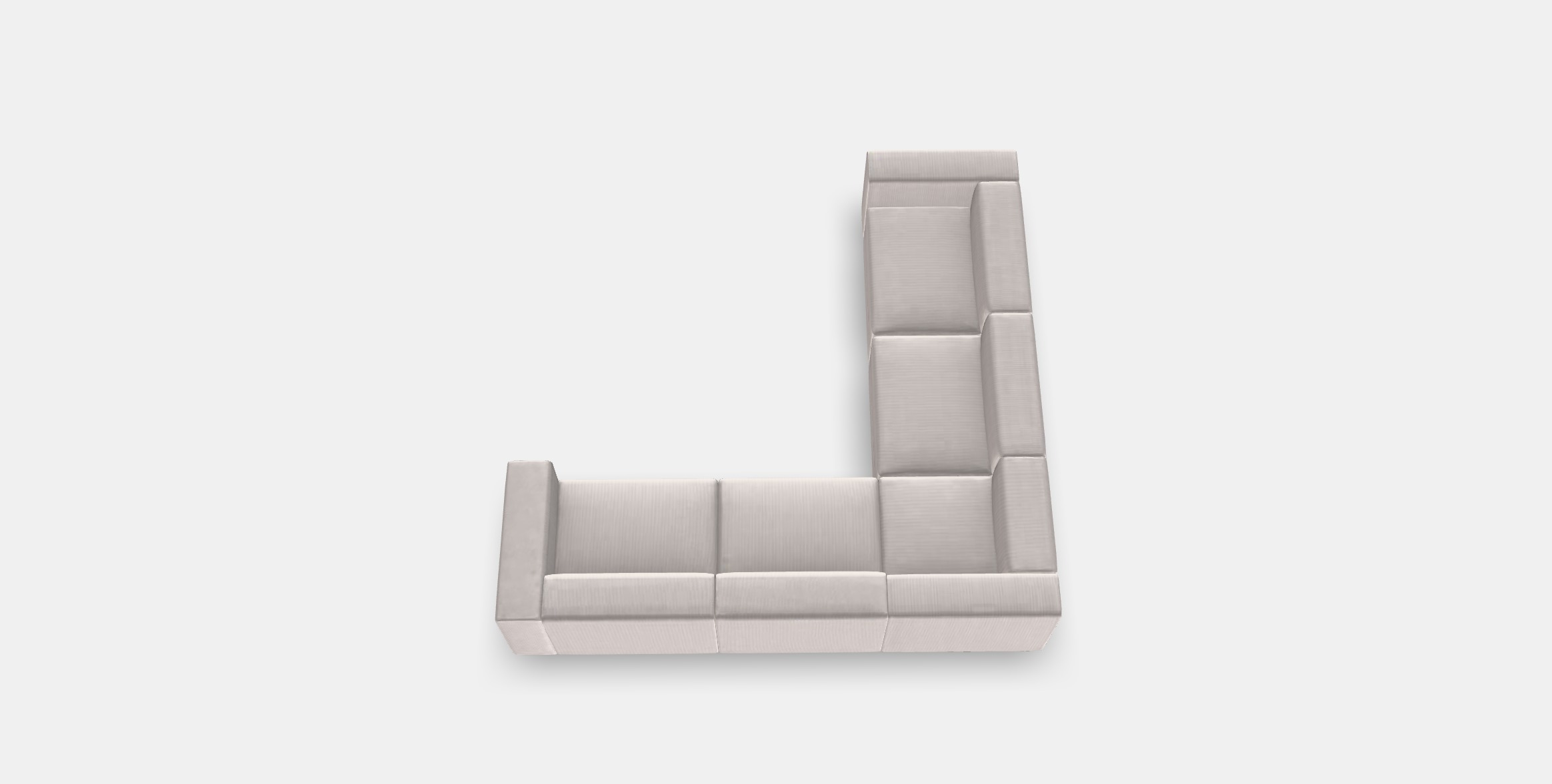 JATTEBO Modular corner sofa 6 seat 3D model_4