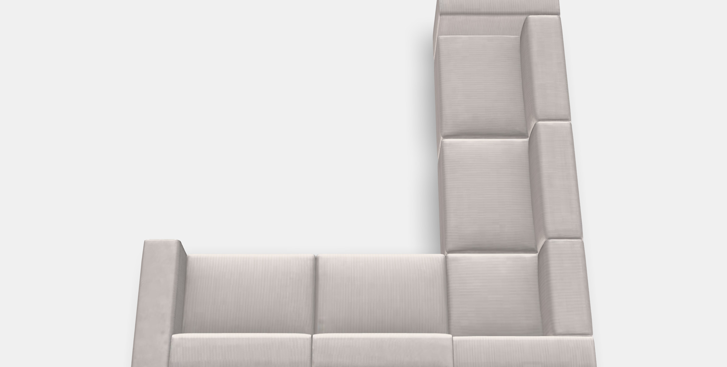 JATTEBO Modular corner sofa 6 seat 3D model_6