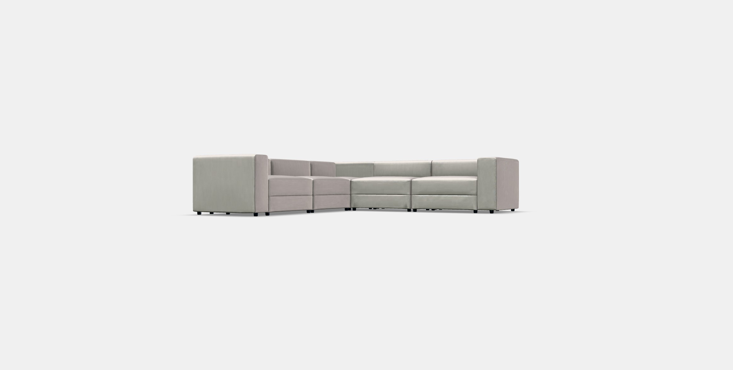 JATTEBO Modular corner sofa 6 seat 3D model_12