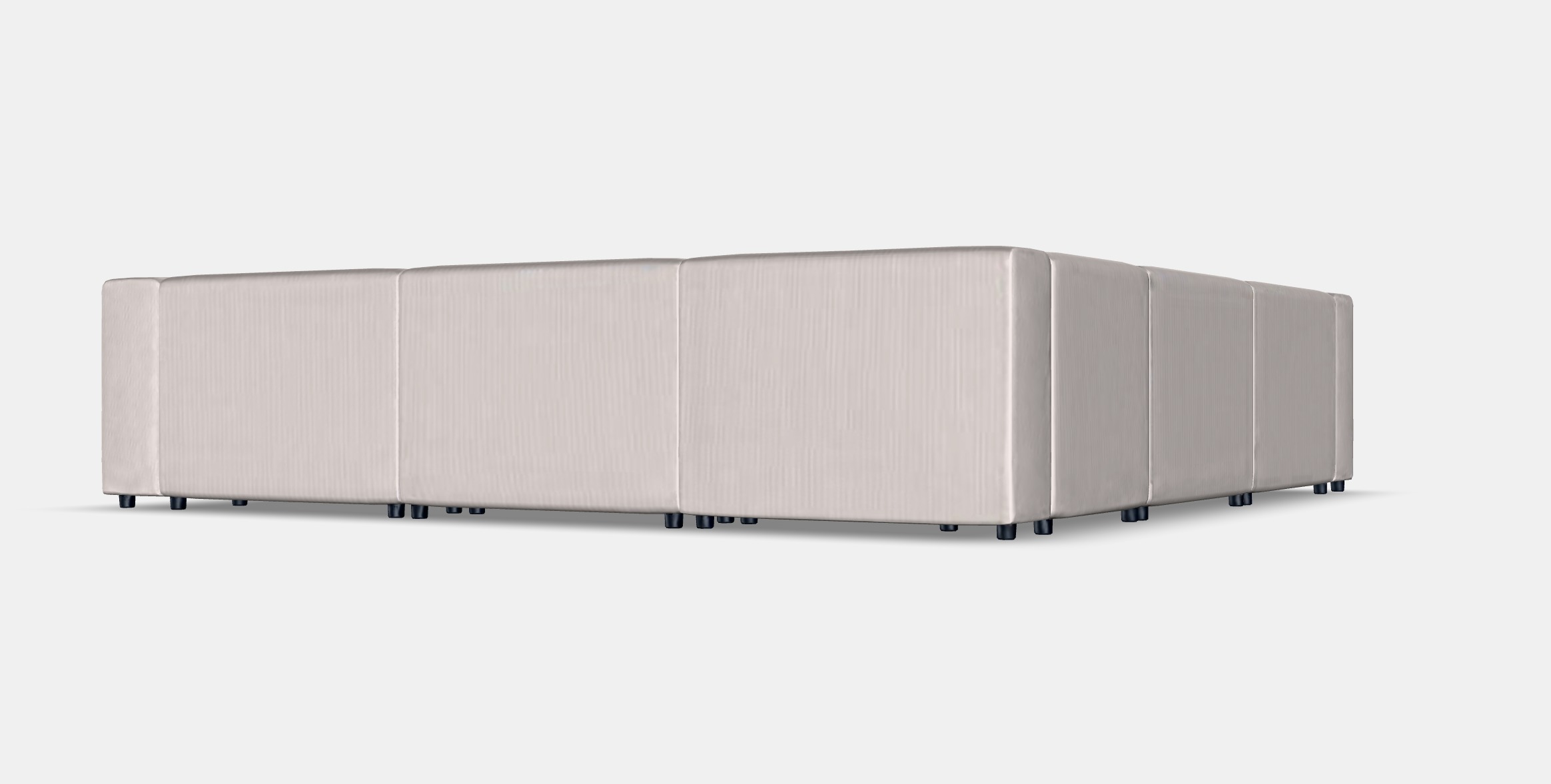 JATTEBO Modular corner sofa 6 seat 3D model_5