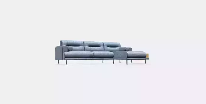 LANGARYD 3-seat sofa w chaise longue right