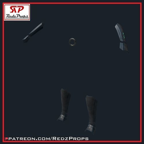 Ahsoka Armor Bundle Cosplay Prop 3D print model