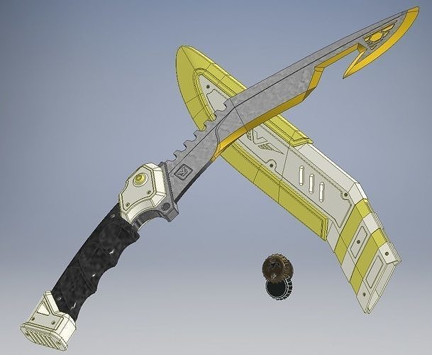 Apex Cold Steel Cosplay Prop 3D print model