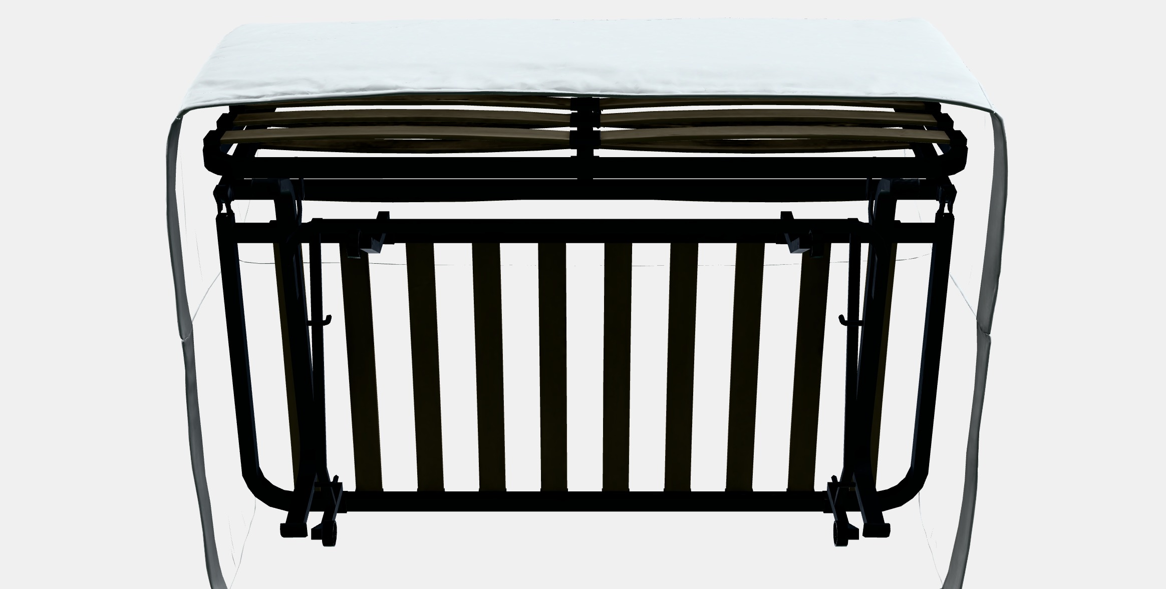 LYCKSELE MURBO 2-seat sofa-bed 2 3D model_6