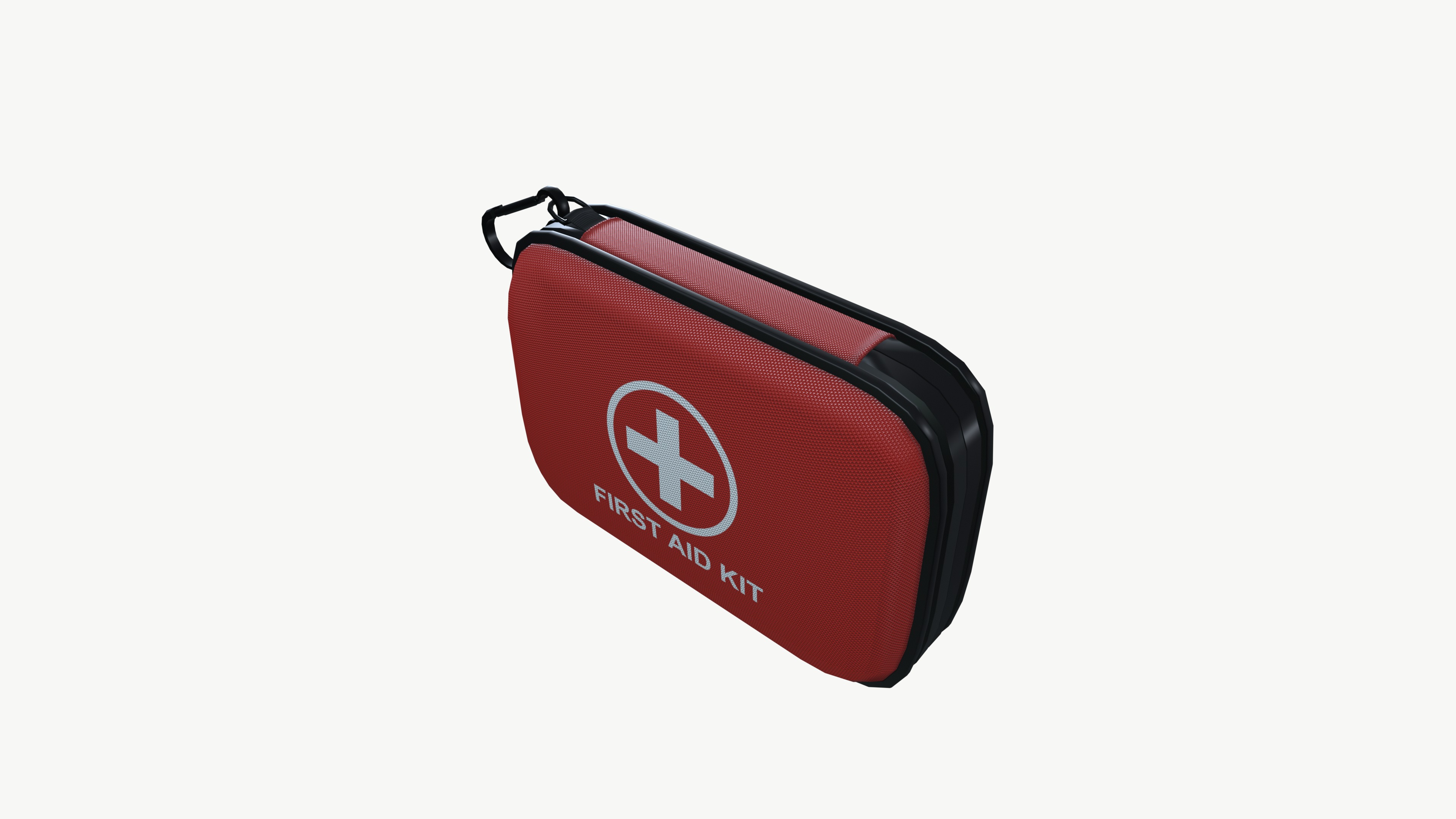 First aid kit  Low-poly 3D model_8
