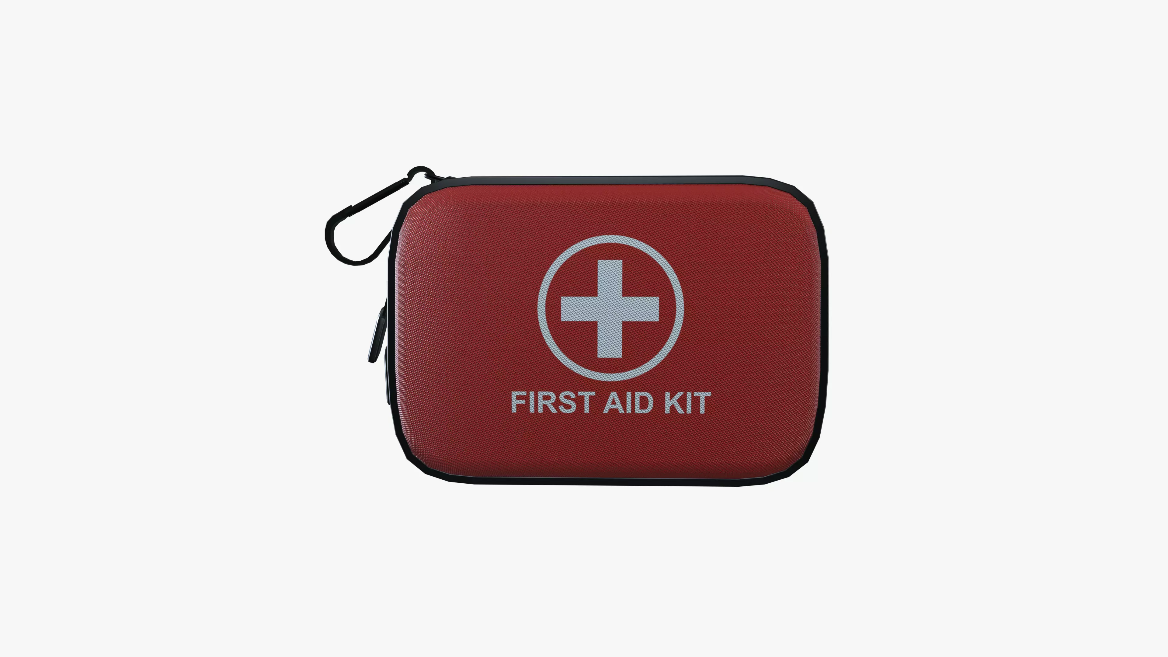 First aid kit  Low-poly 3D model_0