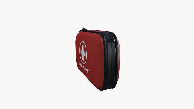 First aid kit  Low-poly 3D model 6