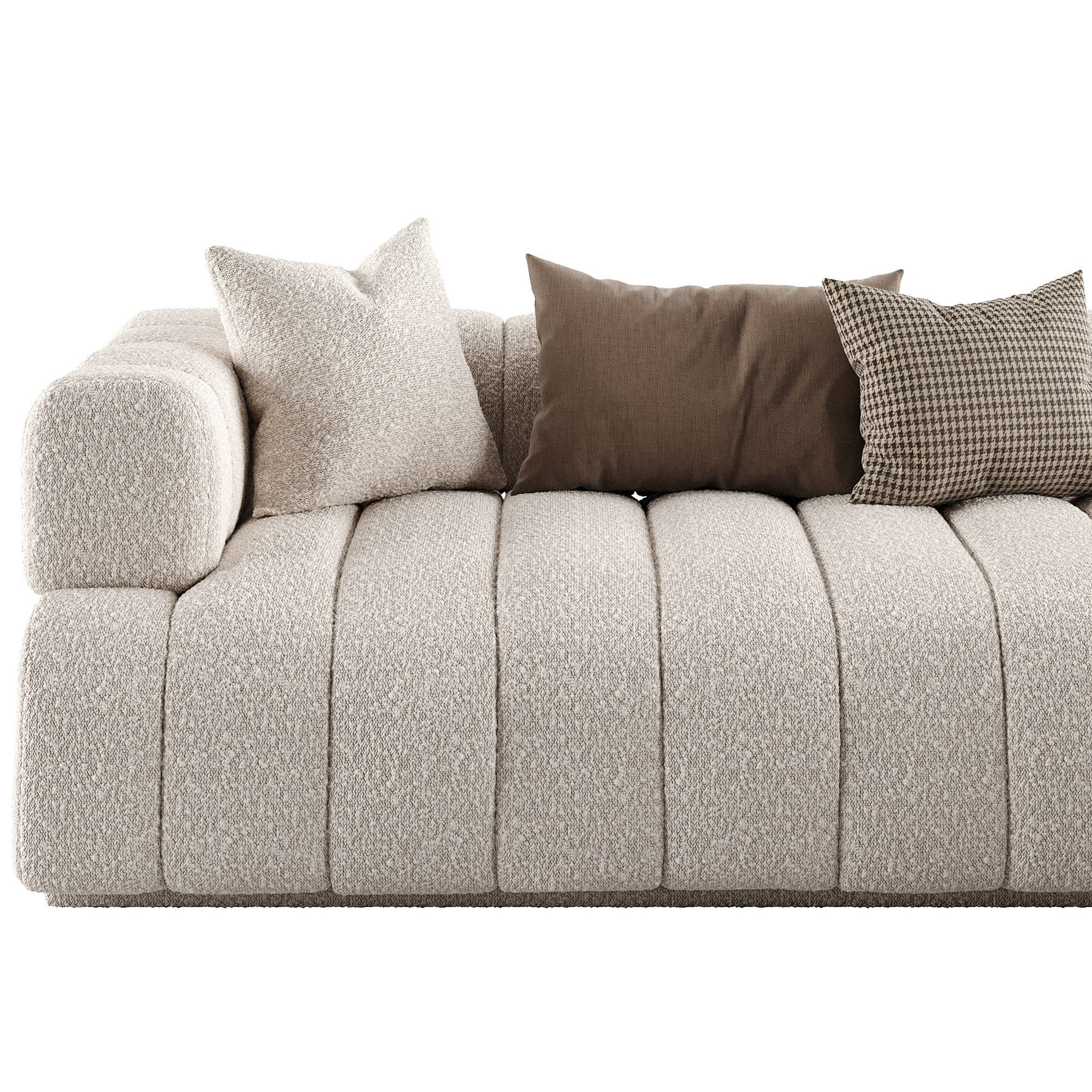 Sofa Marron 3D model_6