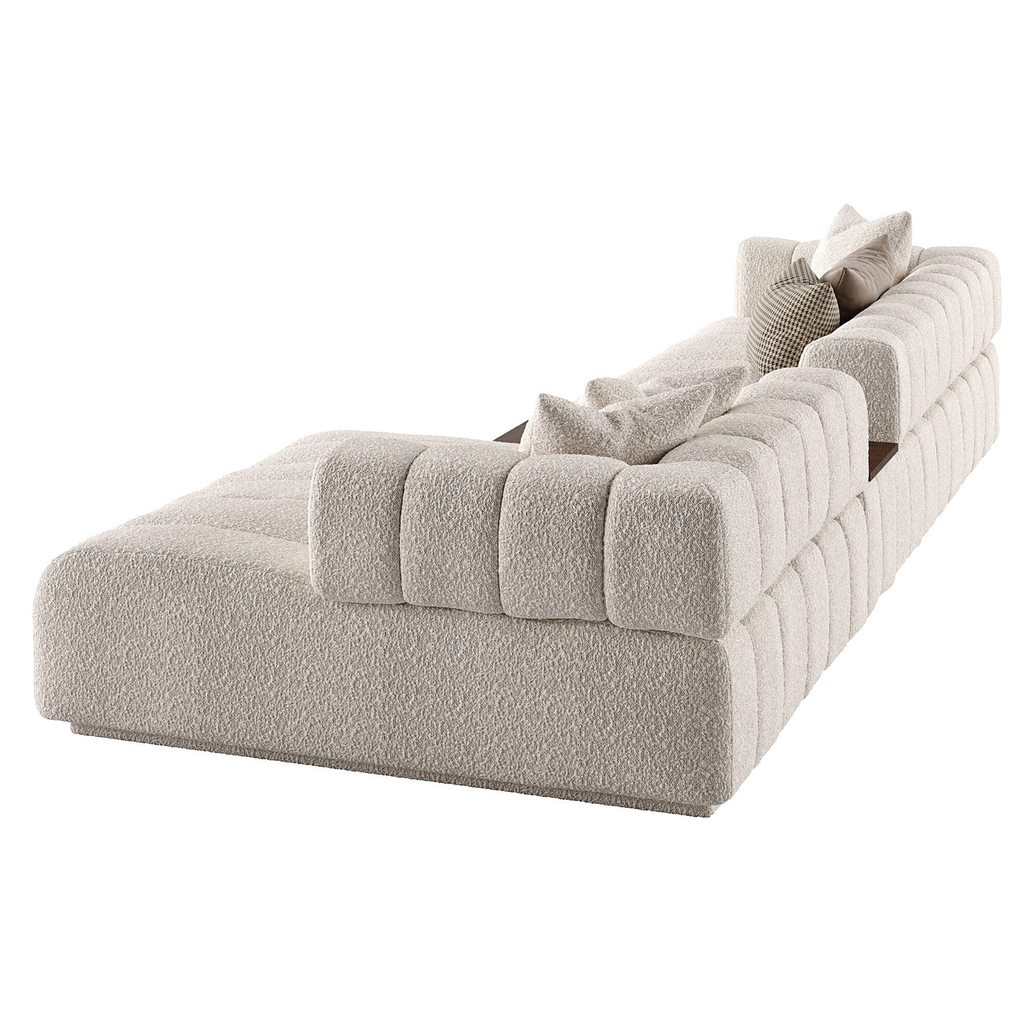 Sofa Marron 3D model_2