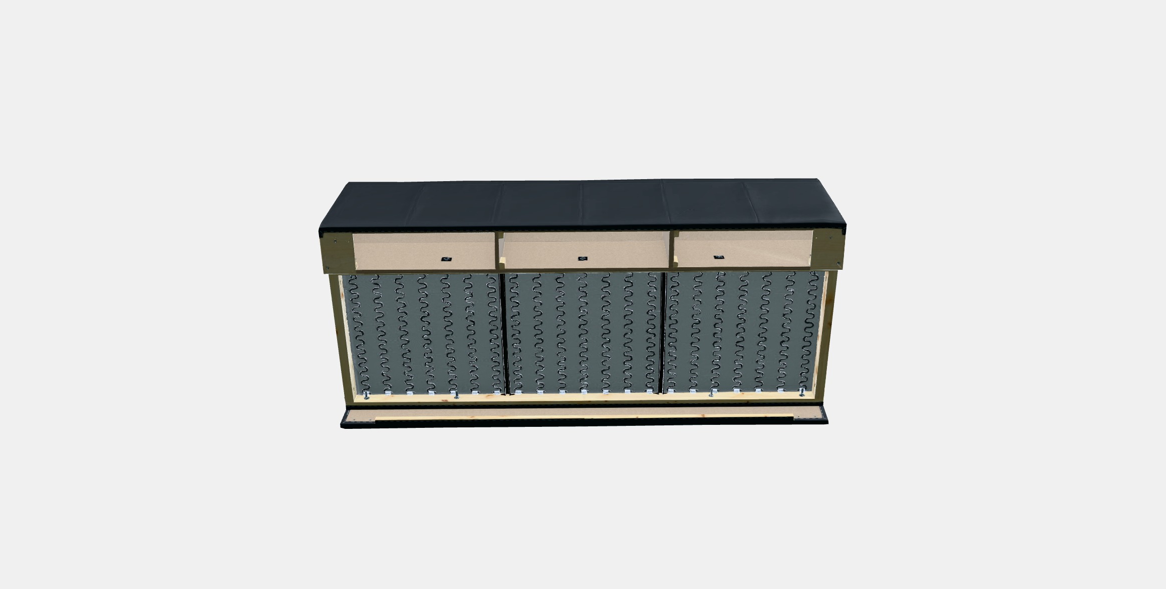 VIMLE 3-seat section 3D model_8