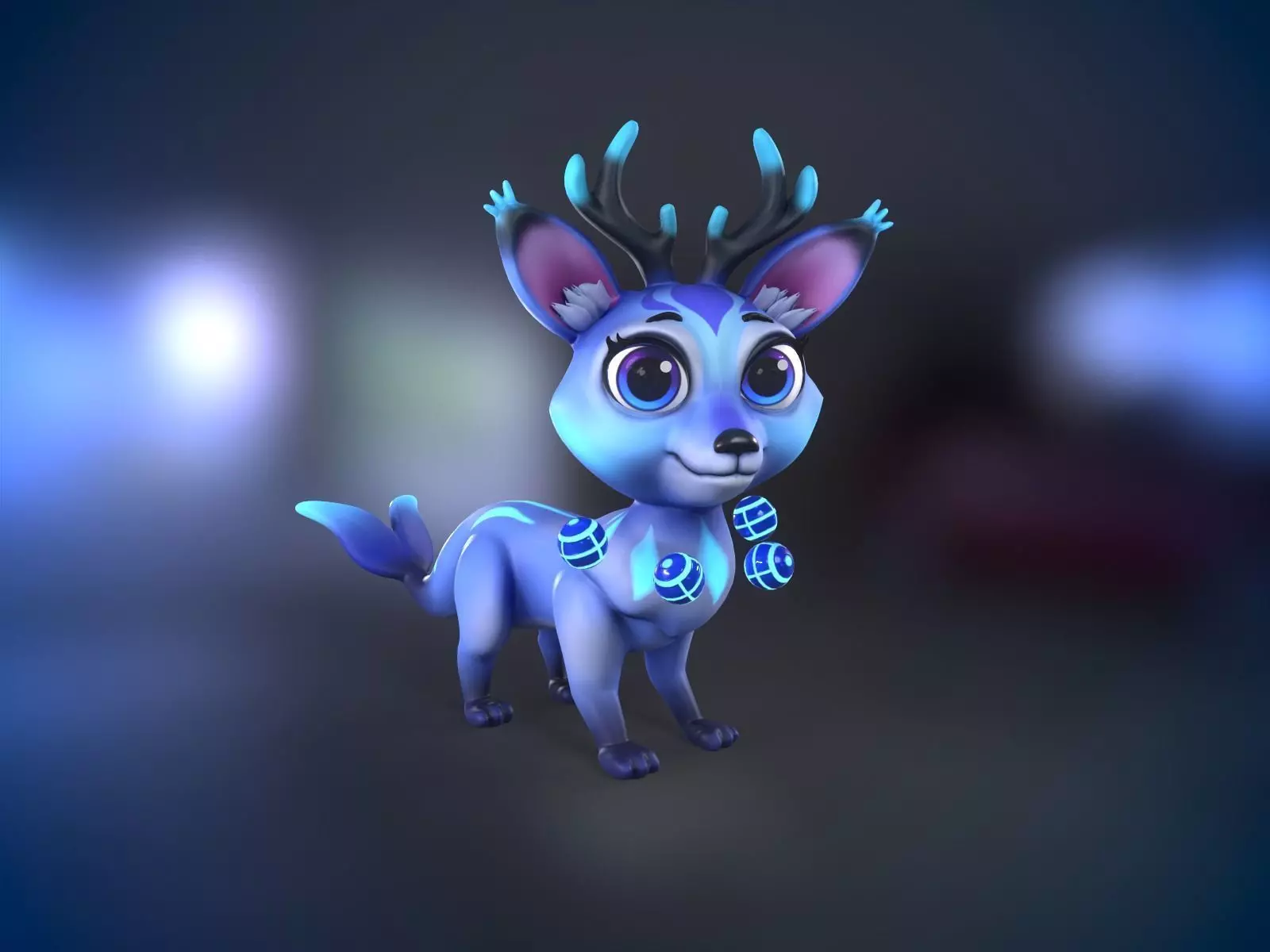Fairy Tail Deer 3D model_0